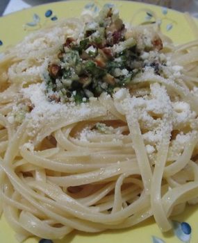 Tallarines con Limón y Alcaparras