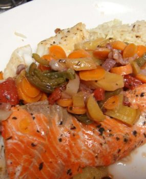 Salmón marinado