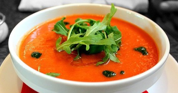 dieta saludable, recetas de gazpacho, gazpacho, recetas ligeras, recetas de verano